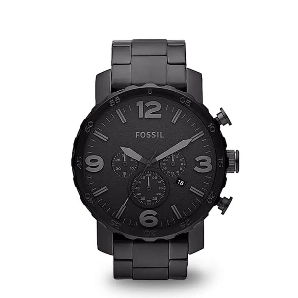 Matné hodinky Fossil Nate s chronografmi